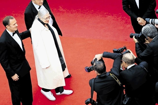 Na rdeči preprogi filmskega festivala v Cannesu.