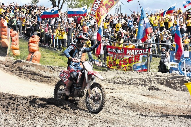 Slovenski motokrosisti (na fotografiji Tim Gajser) bodo imeli v Trentinu spet bučno podporo svojih navijačev.
