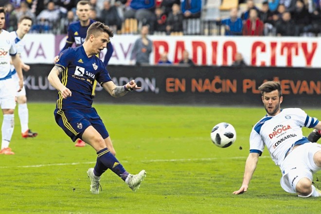 Luka Zahović je proti Celju dosegel hat-trick.