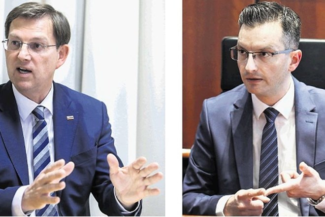 Miro Cerar, predsednik SMC in Marjan Šarec, predsednik LMŠ