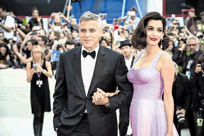 Amal in George Clooney  imata v Londonu hišo, ki je družinski dom.