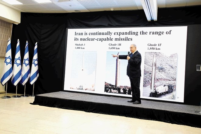 Netanjahu zavajal svet z informacijami o iranskem jedrskem programu