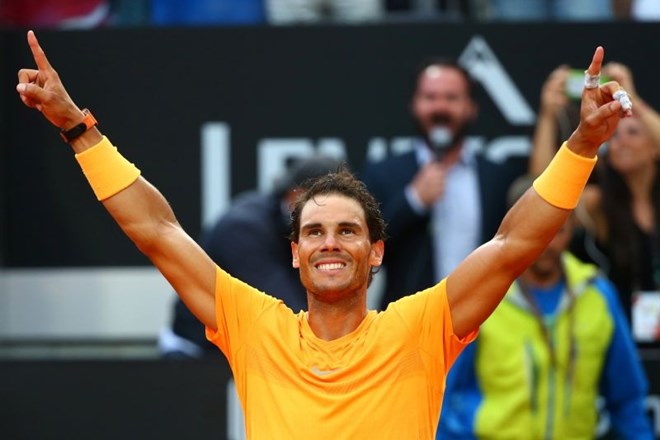 Španec Rafael Nadal je zmagovalec teniškega turnirja serije masters v Rimu.