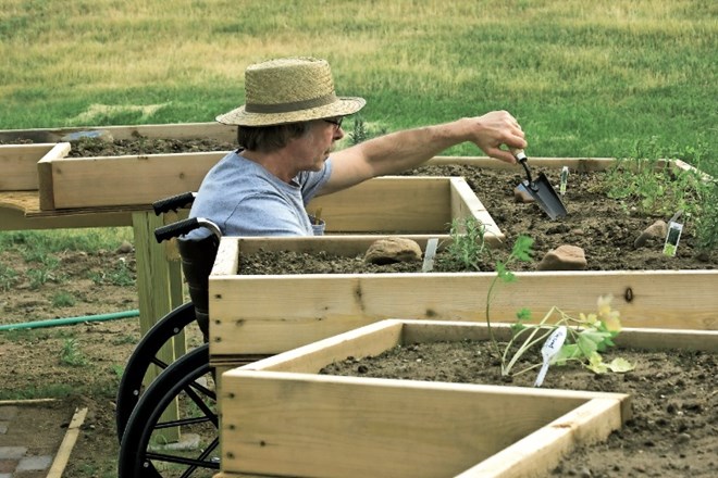 Vrtnarjenje v visokih gredah, dostopno tudi starejšim in invalidom