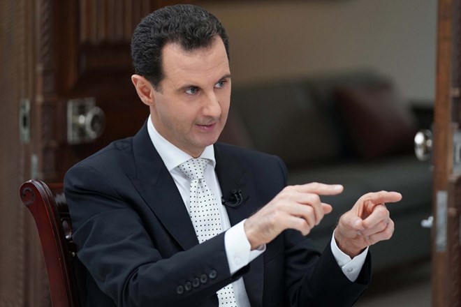 Bašar al Asad o tem, da vojno v Siriji razpihujejo ZDA, Francija in Velika Britanija