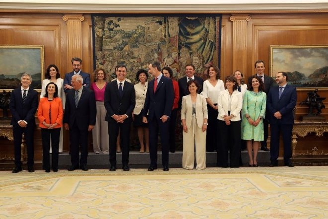 Nova španska socialistična vlada, ki jo vodi Pedro Sanchez