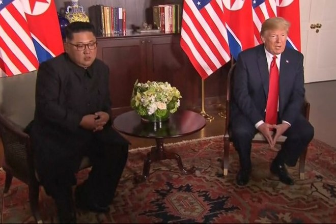 #video Trump Kimu pokazal amatersko ustvarjen posnetek koristi denuklearizacije