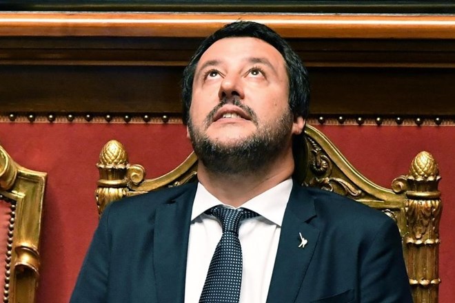 Mateo Salvini je de facto voditelj nove italijanske vlade tudi zato, ker je podpora Ligi od volitev 4. marca poskočila s 17...