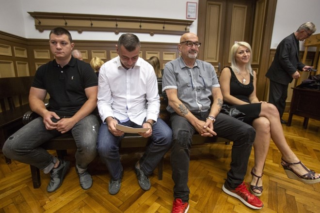Marko Kern, Milan Živić, Drago Leskovšek in soproga Alina