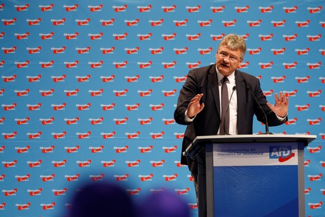 Vodja nemške skrajno desne stranke Alternativa za Nemčijo (AfD) Jörg Meuthen