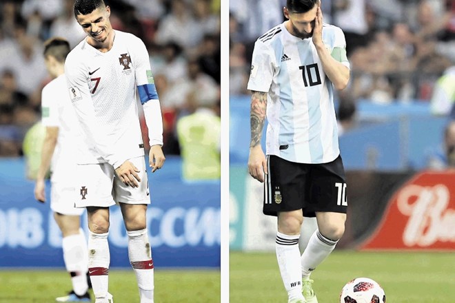Najboljša igralca na svetu, Portugalec Cristiano Ronaldo (levo) in Argentinec Lionel Messi, sta nastope na svetovnem...