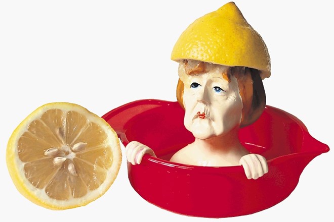 V Nemčiji  je ožemalnik za limone angie s podobo kanclerke Angele Merkel postal pravi hit.