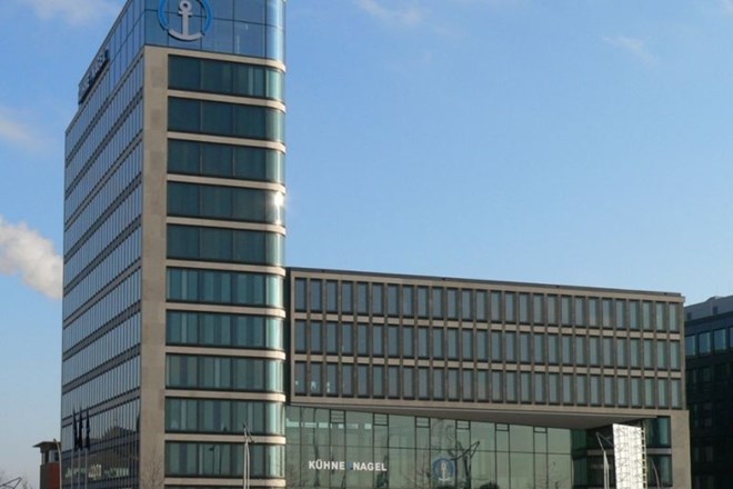 Stavba podjetja Kuehne + Nagel v Hamburgu