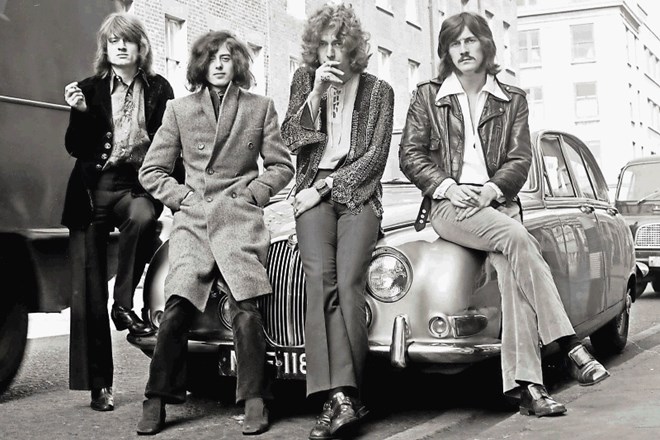 John Paul Jones, Jimmy Page, Robert Plant in John Bonham so Led Zeppelin.