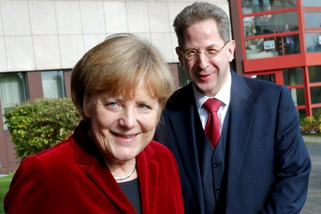 Anglea Merkel in Hans-Georg Maassen.
