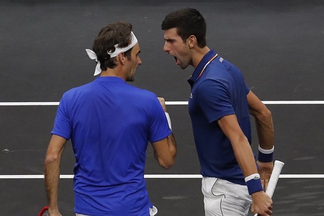 Zvezdniški dvojec Federer in Đoković doživel poraz 