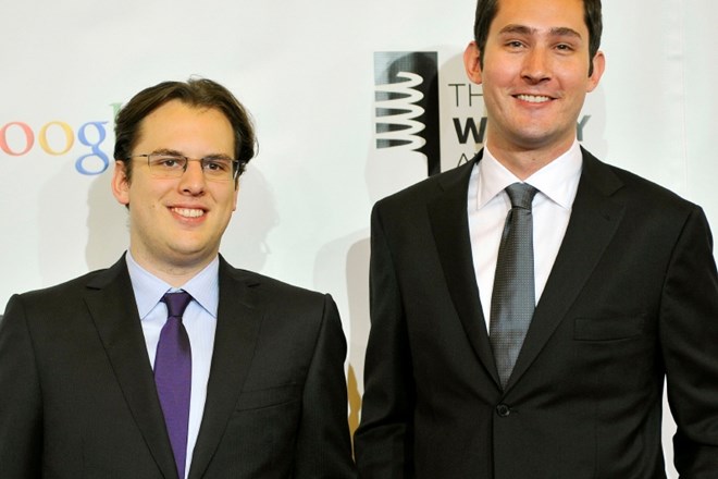 Mike Krieger (levo) in Kevin Systrom (desno).