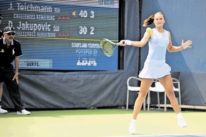 Dalila Jakupović je nastope v Taškentu končala v četrtfinalu.