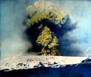 Izbruh Katle leta 1918.