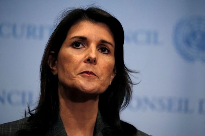  Odstopila ameriška veleposlanica pri ZN Nikki Haley, nihče ne ve zakaj