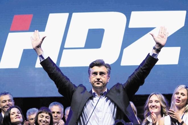 Andrej Plenković, predsednik vlade in stranke HDZ, v kateri očitno potekajo hudi notranji boji.