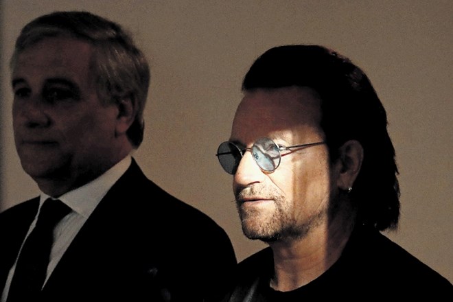 Sem tako Evropejec kot Irec, je Bono med obiskom evropskega parlamenta dejal njegovemu predsedniku Antoniu Tajaniju.