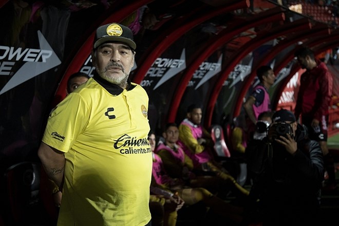 Maradona se trenutno nahaja v Mehiki, kjer deluje kot trener drugoligaša Doradosa.