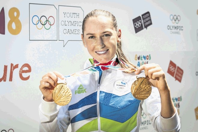 Kaja Juvan je dvojna mladinska olimpijska prvakinja in najuspešnejša slovenska športnica na igrah v Buenos Airesu.