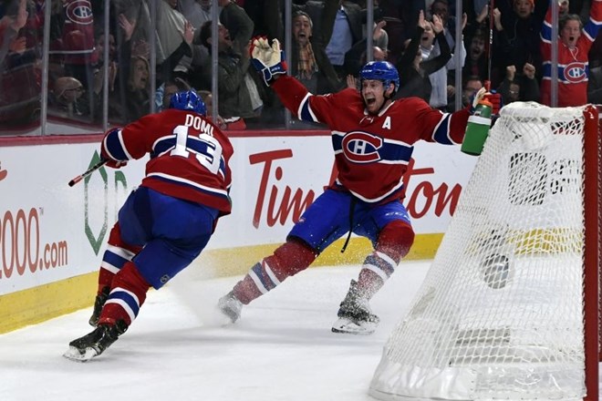 #video Hokejisti Montreala zadeli dvakrat v zgolj dveh sekundah