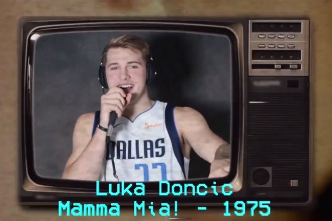 #karaoke Dončić za navijače Dallasa prepeval Abbo in Sivo pot