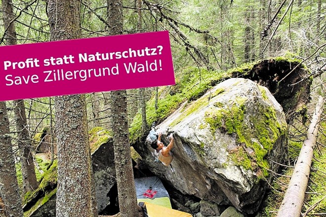 Avstrijski plezalci poskušajo preprečiti industriji, da bi uničila njihovo najljubše območje za balvansko plezanje.