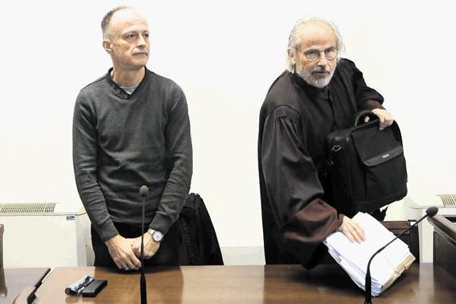 Zagovornik Did Mušinovič (desno) se je sicer zavzel za oprostilno sodbo, Gregor Cerkvenik  je dobil deset mesecev več.
