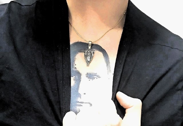 Sergej Polunin s tetovažo Putina