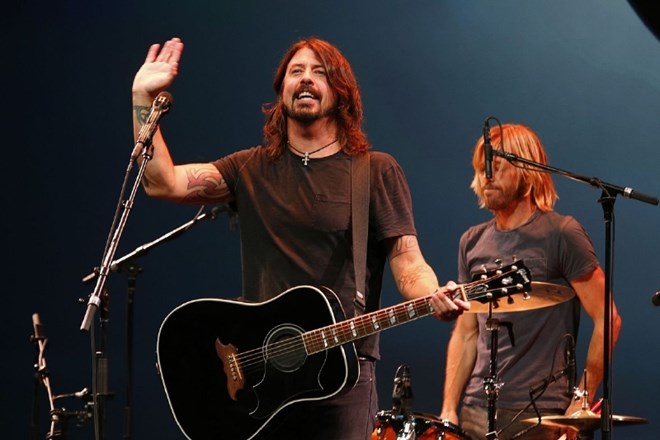 Dave Grohl - karizmatičen in energičen frontman skupine Foo Fighters.