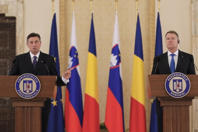 Pahor in Iohannis o romunskem predsedovanju EU, Zahodnem Balkanu in dvostranskih odnosih