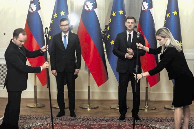 Iz posrednih izjav predsednika stranke LMŠ Marjana Šarca (levo) je mogoče sklepati, da  bodo v LMŠ, kar zadeva evropske...