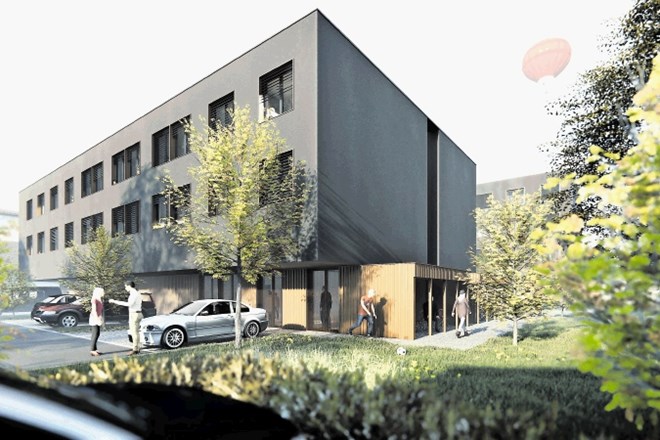 Stanovanjsko sosesko v Gerbičevi ulici, kjer bo 110 stanovanjskih enot, je zasnoval arhitekturni biro Protim Ržišnik Perc.
