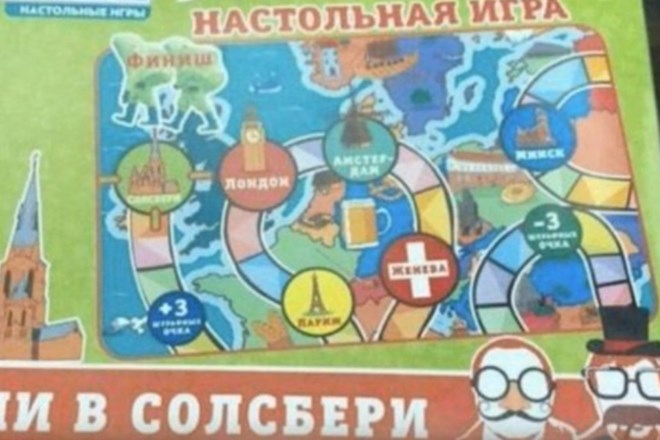 V Rusiji na poročanje zahodnih medijev o napadu na Skripala odgovorili z namizno igro