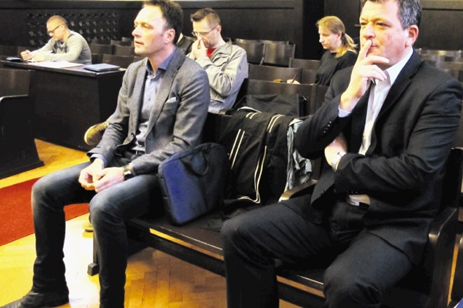 Gregor Jager (na sliki desno) je včeraj ponovno zanikal očitek specializiranega državnega tožilstva, da naj bi bil leta 2011...