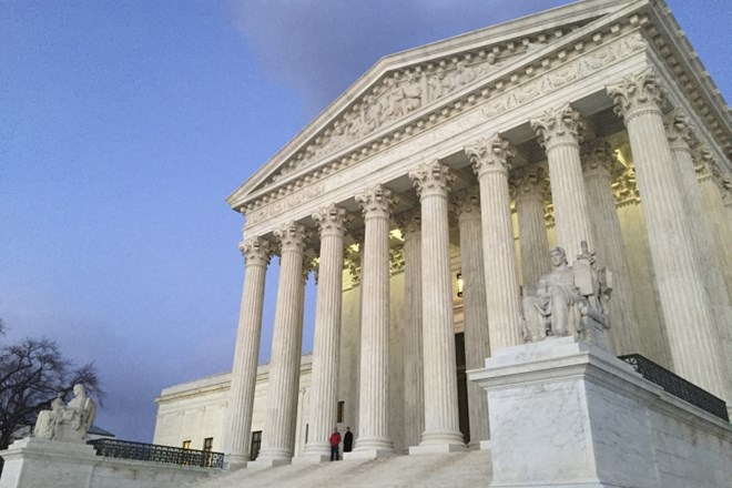 Vrhovno sodišče ZDA v Washingtonu.