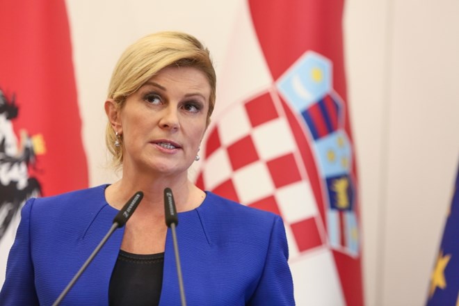 Hrvaška predsednica priznala napako: »Za dom spremni« ni stari hrvaški pozdrav