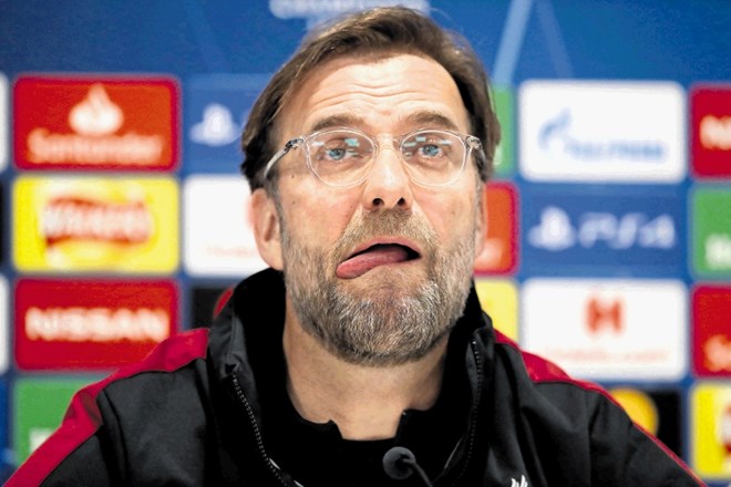 Trener Liverpoola Jürgen Klopp je vznemirjen pred tekmo z Bayernom.