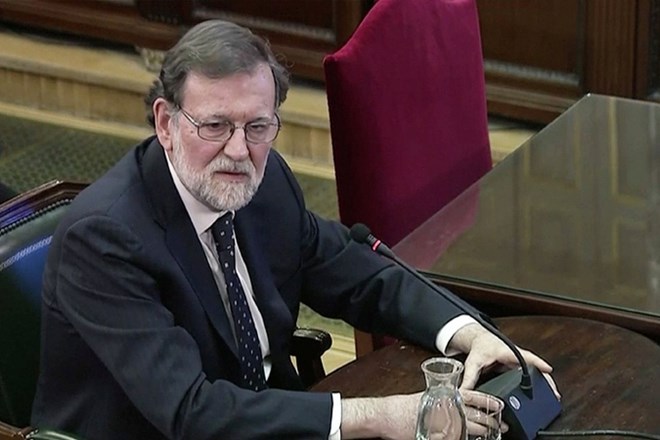 Mariano Rajoy na sodišču v Madridu.