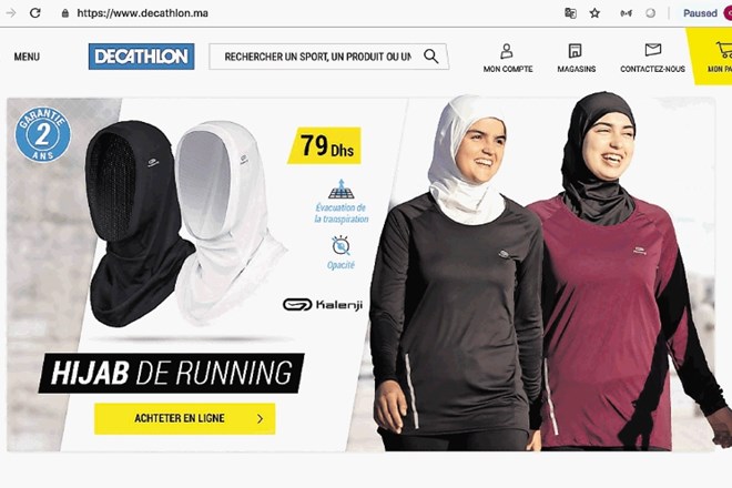V Decathlonu so popustili pod pritiski in hidžaba za tekačice »za zdaj« v Franciji še ne bodo ponujali.