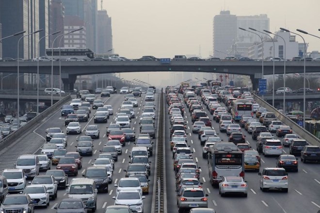 Onesnaženost zraka na Kitajskem lani znatno manjša