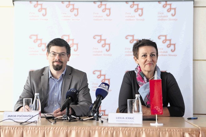 Jakob Počivavšek in Lidija Jerkič trdita, da predlog GZS ne prinaša rasti plač, zato so tak predlog pripravili sami.