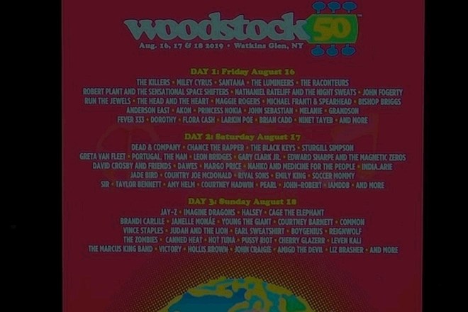#video Na Woodstocku tudi Jay-Z in Miley Cyrus