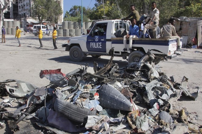 V napadu al Šababa v Mogadišu 11 mrtvih 
