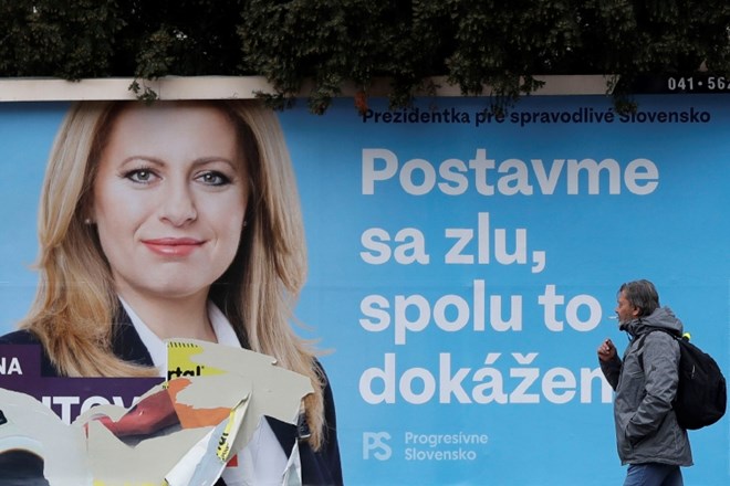 Kampanjski plakat Zuzane Čaputove