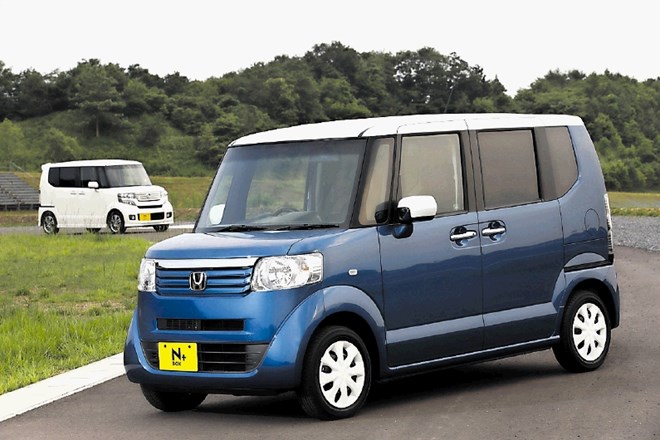 Honda N-box (na fotografiji je prva generacija) je trenutno najbolj priljubljen kei avto na Japonskem.